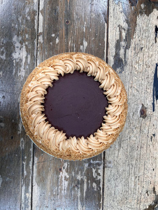 A Peanut Butter & Chocolate pie (whole) a delicious treat for dessert from Republic of Pie.-12